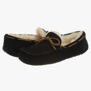 UGG Dakota Black Moccasin Slippers